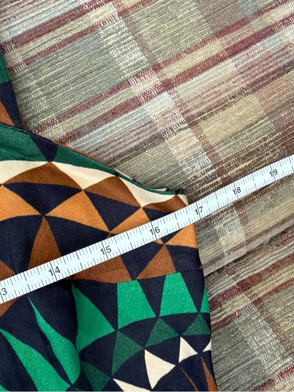 FARM Rio Geometric Print Green, Brown & Cream Maxi Dress - Picture 5 of 6